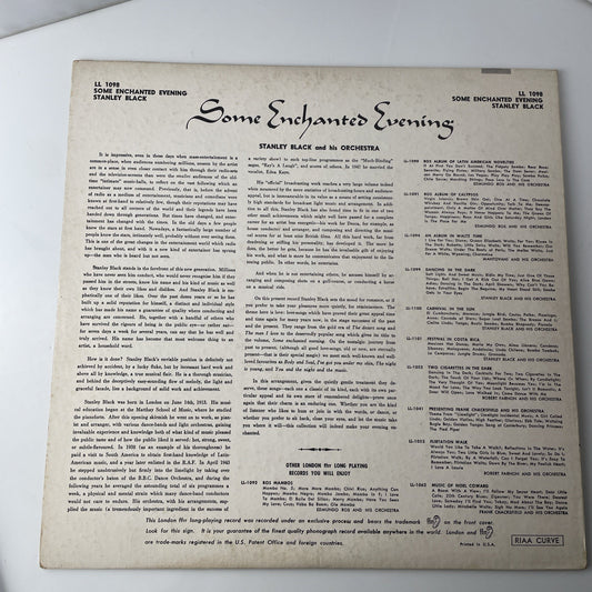 Some Enchanted Evening Stanley Blacky and his Orchestra London LL1098 12" 33 RPM