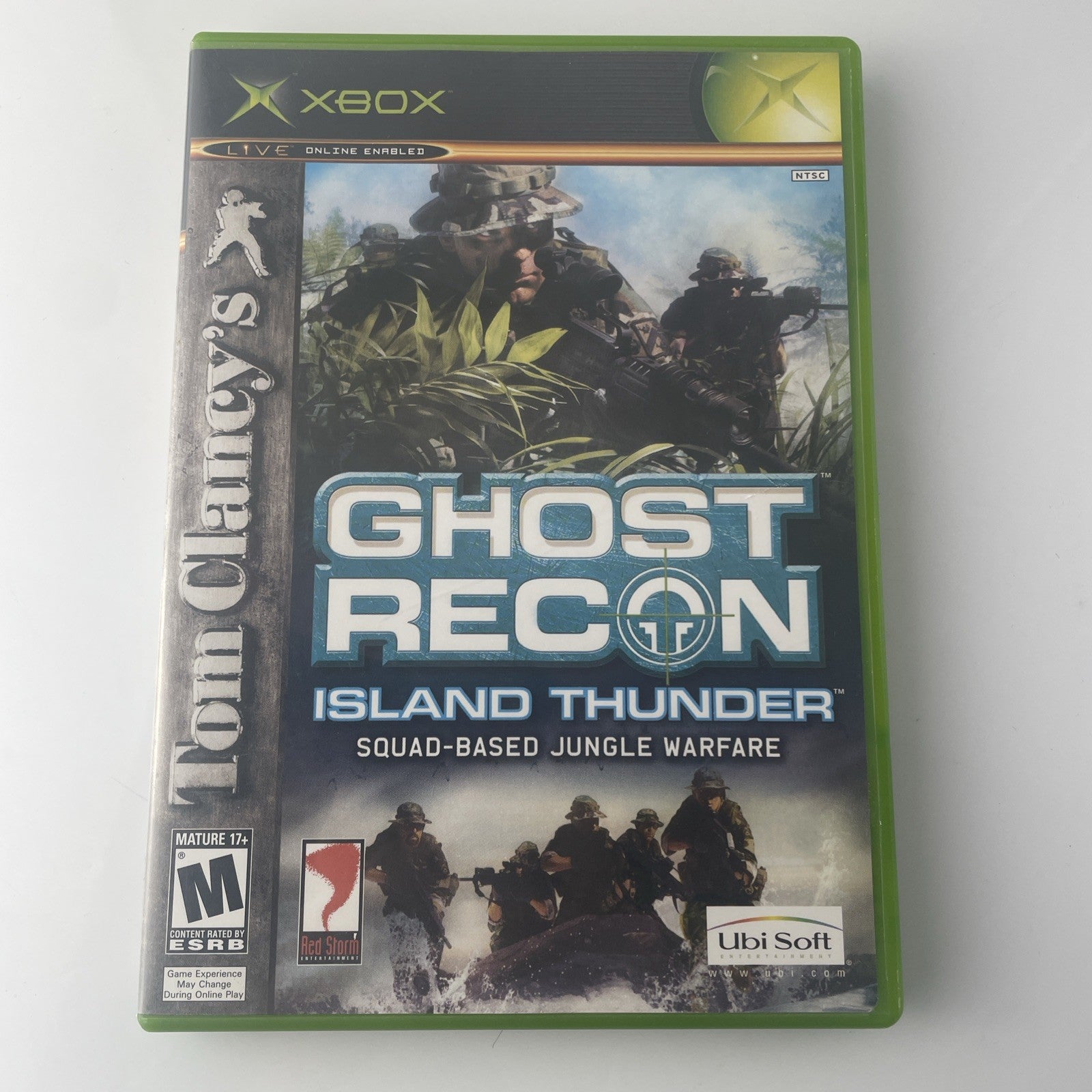 Tom Clancys Ghost Recon Island Thunder Xbox Original CIB Complete with Manual