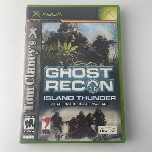Tom Clancys Ghost Recon Island Thunder Xbox Original CIB Complete with Manual