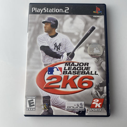 MLB Major League Baseball 2K6 - PS2 PlayStation 2 - CIB Tested *Fast Shipping