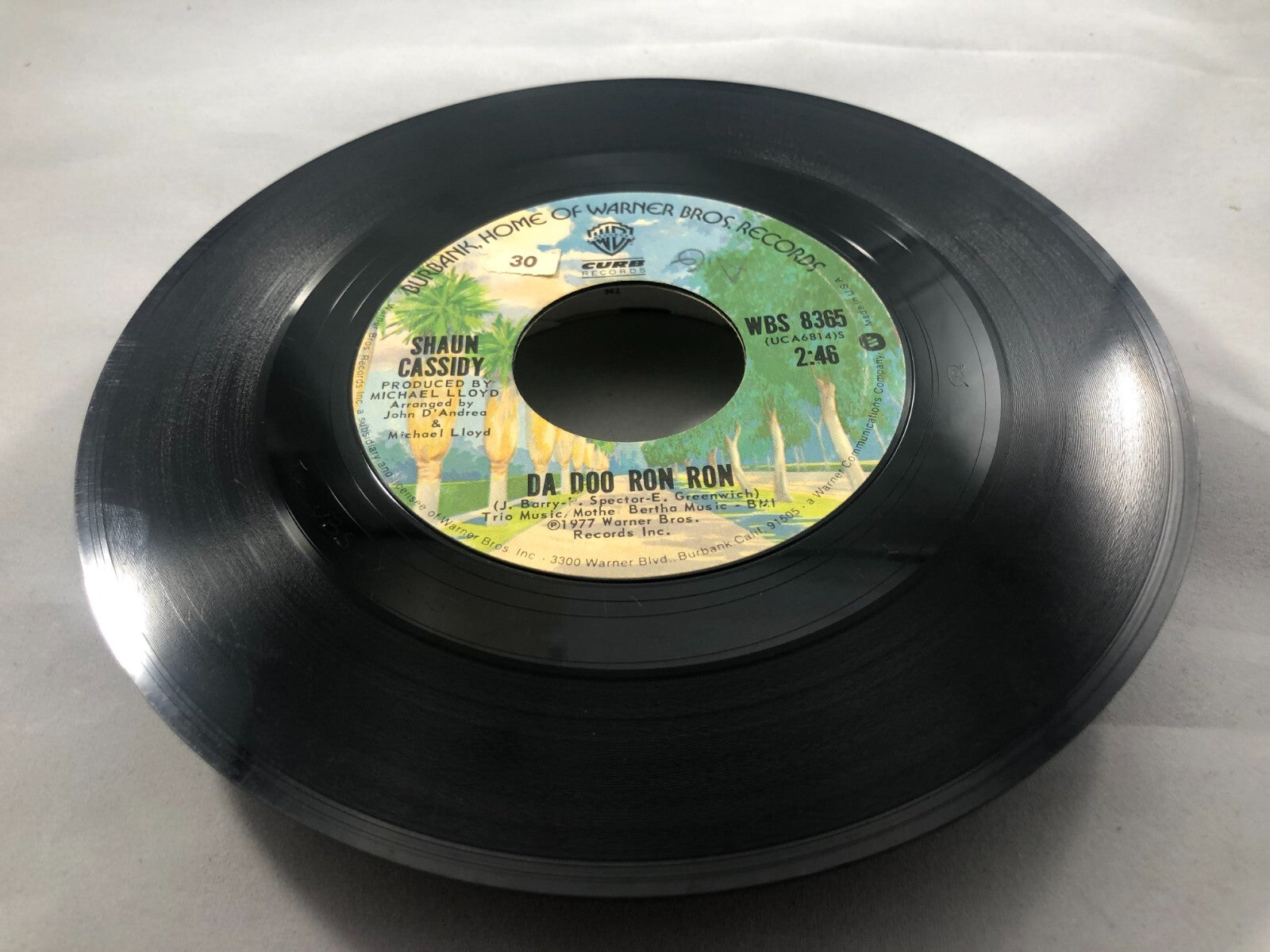 SHAUN CASSIDY 45 Da Doo Ron Ron / Holiday See pictures. VG