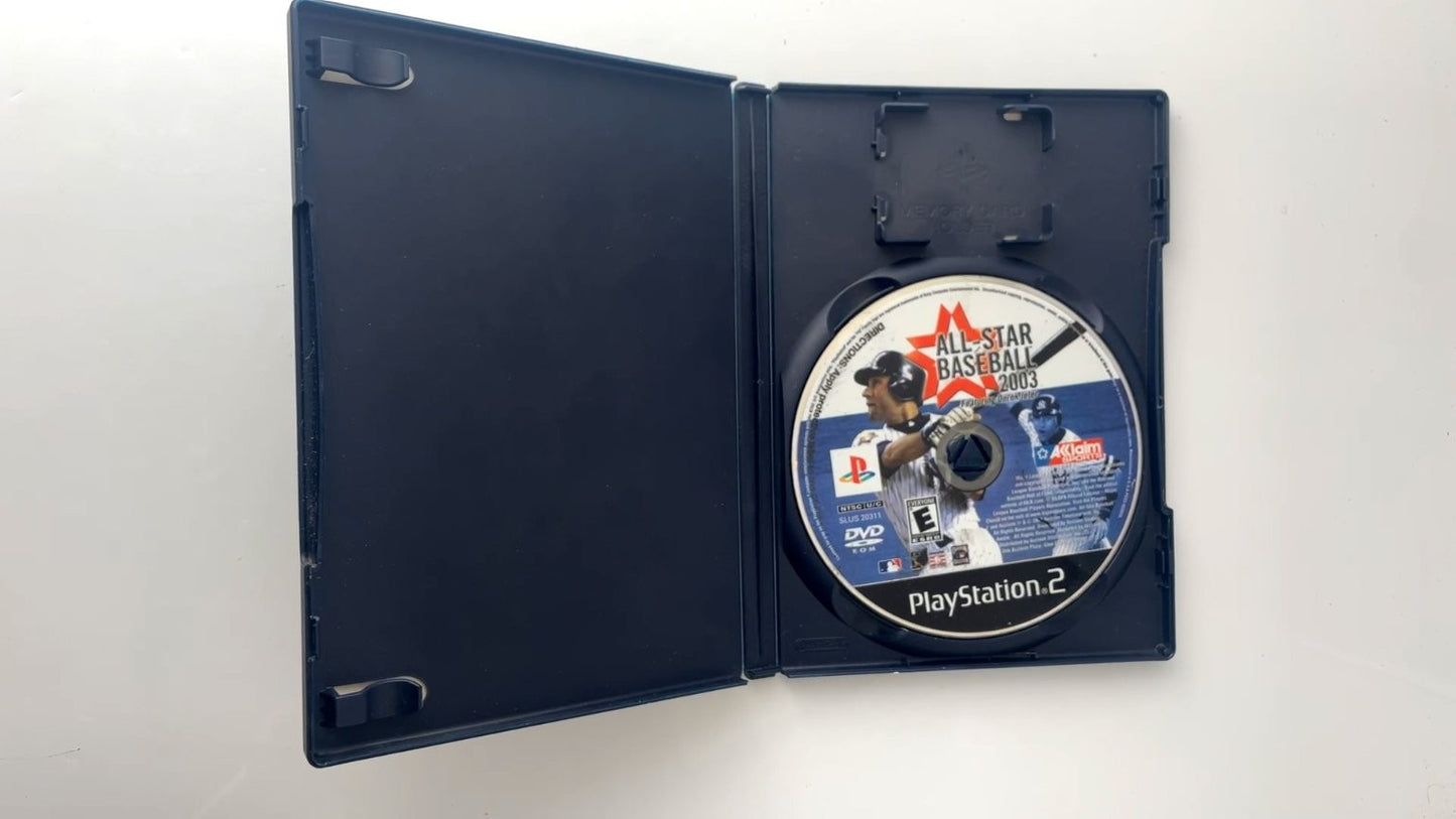 All-Star Baseball 2003 PlayStation 2 Video Game MLB Baseball