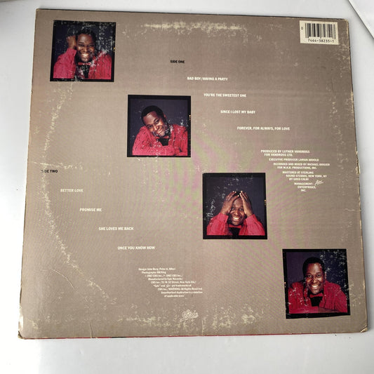 Vintage Luther Vandross Forever For Always For Love Black Vinyl LP 1982 Epic R&B