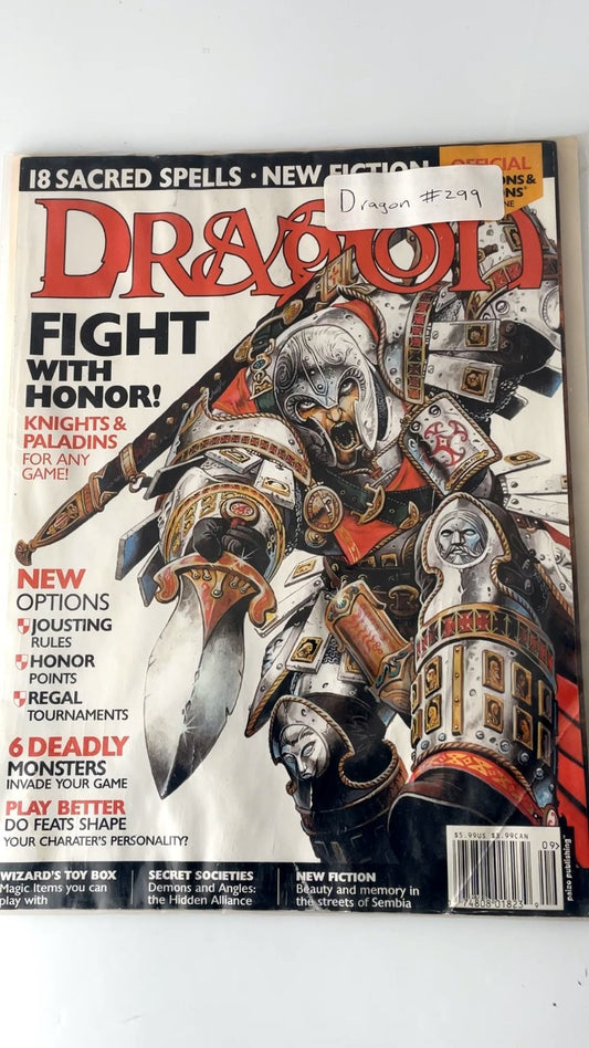 Dragon Magazine Issue 299 September 2002 Official D&D Illustrated