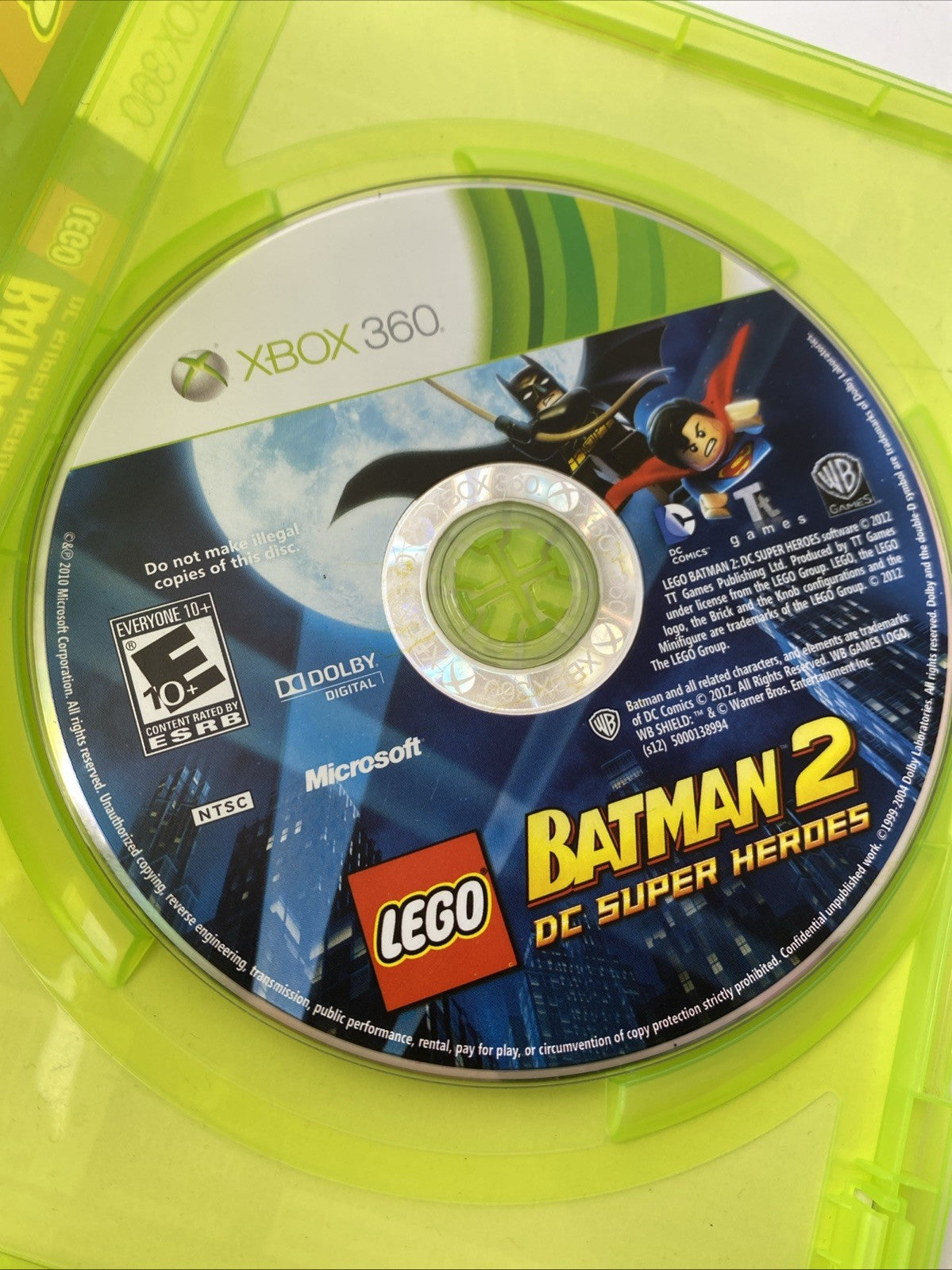 LEGO Batman 2: DC Super Heroes (Microsoft Xbox 360, 2012) CIB Complete W Manual