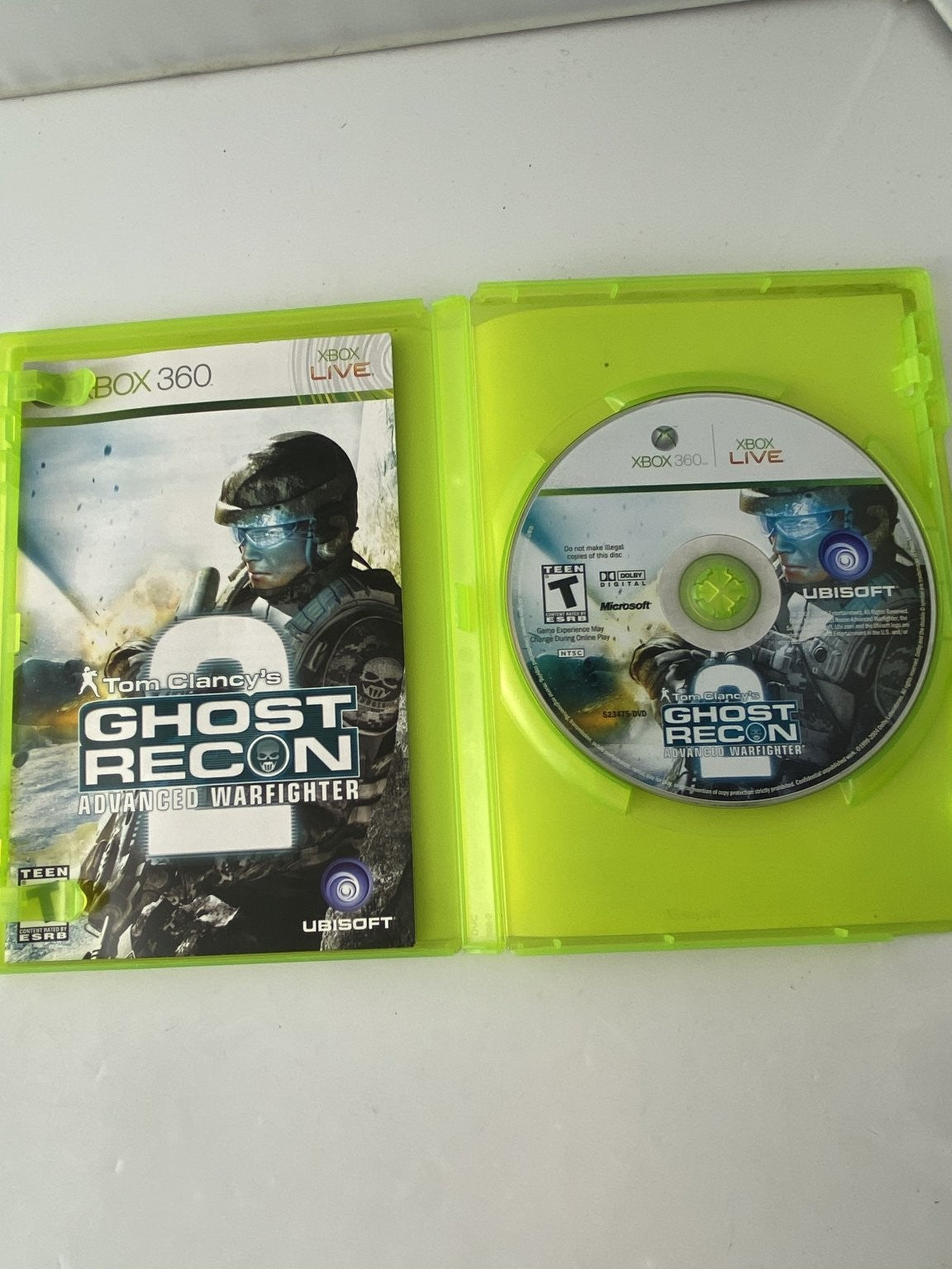 Tom Clancy's Ghost Recon Advanced Warfighter 2 Xbox 360 Video Game Tactical