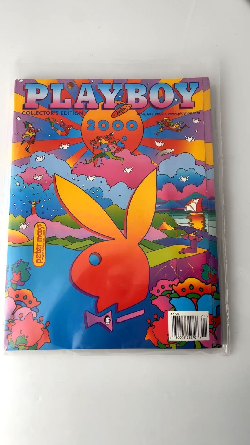 Playboy January 2000 Collector's Edition Peter Max Cover Illustrated