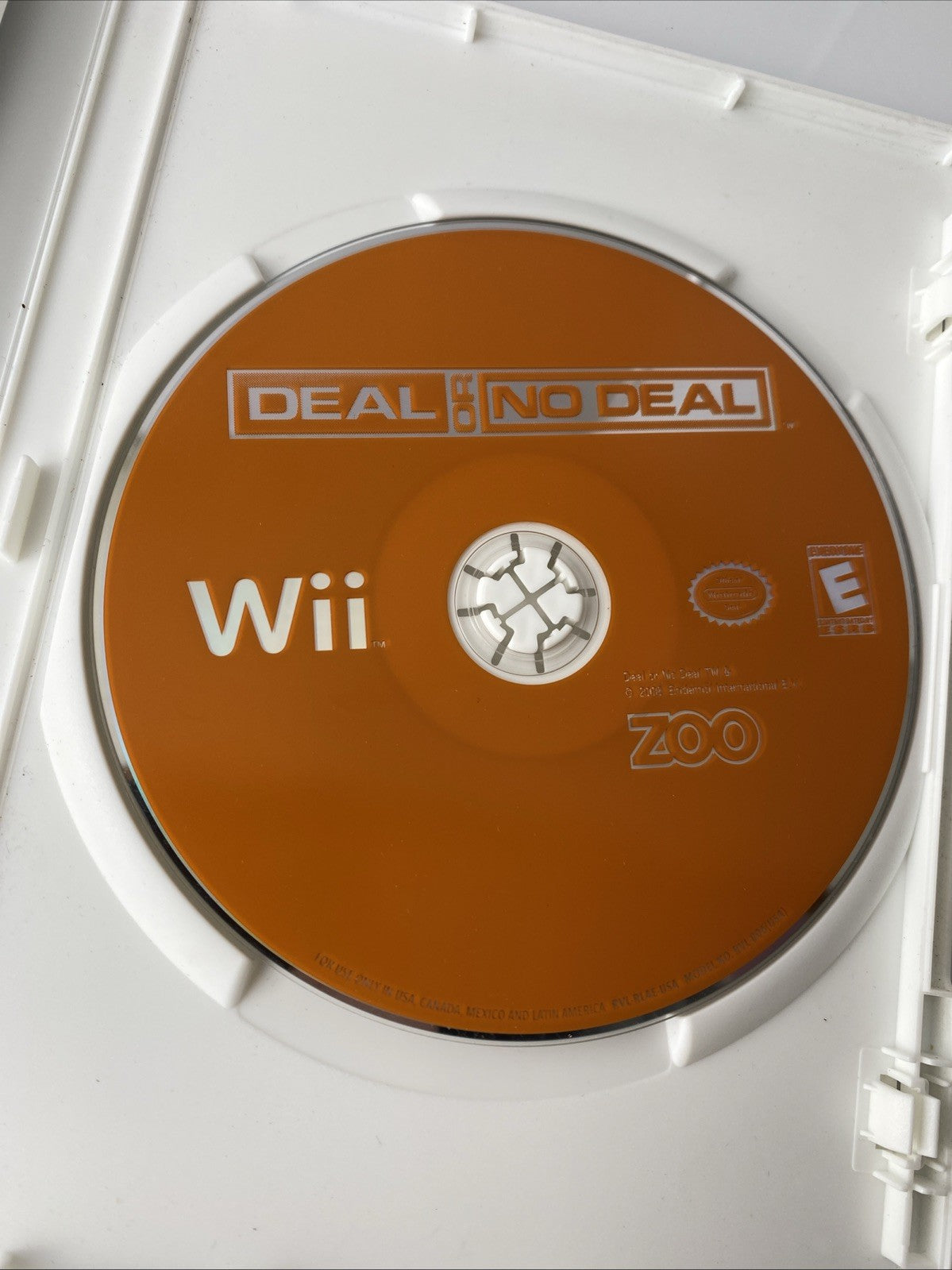 Nintendo Wii - Deal or No Deal (2009) Very Good Condition Cob Complete