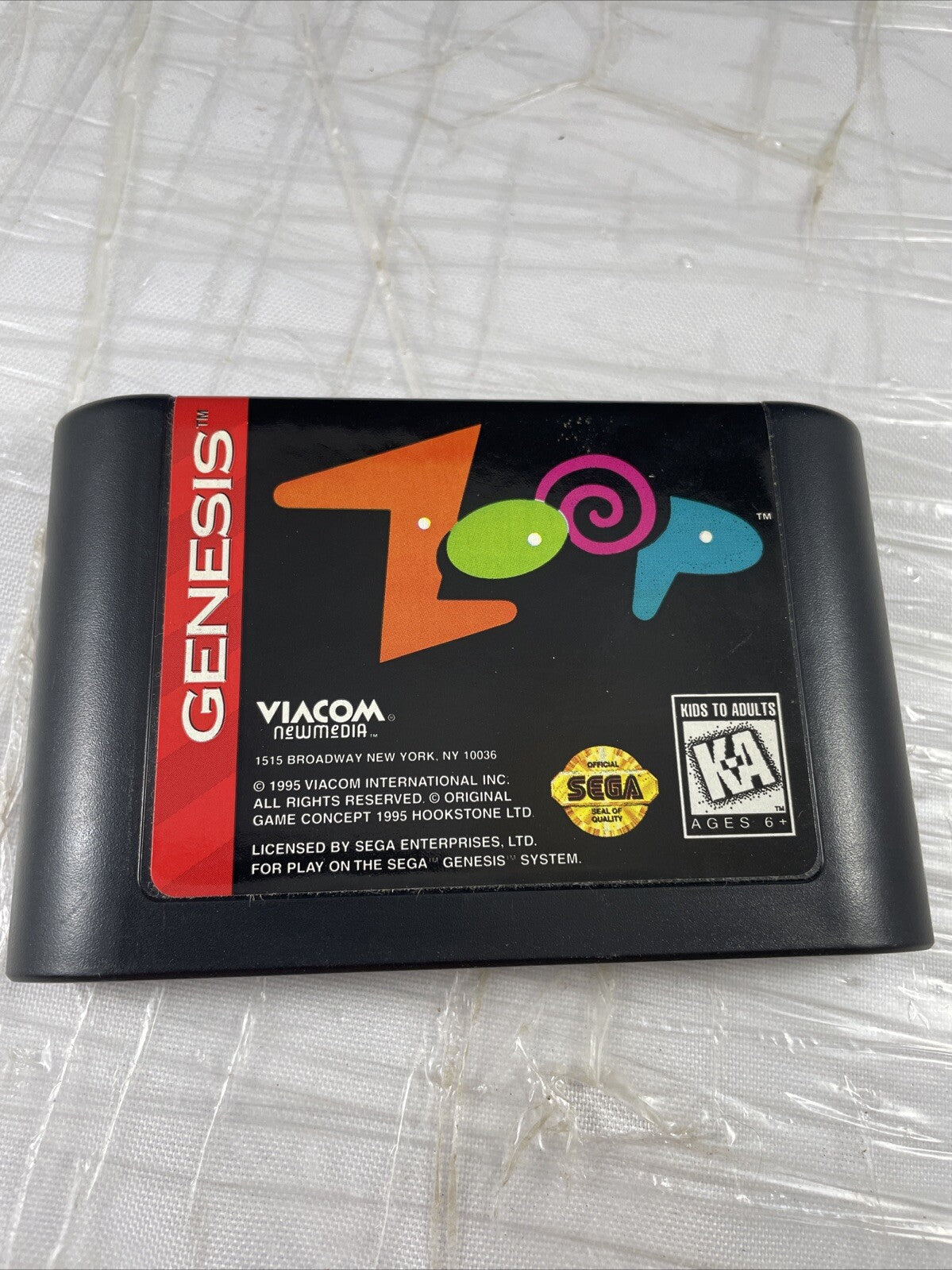 Sega Genesis - ZOOP - (GOOD Tested & Guaranteed) - Classic Retro Video Game