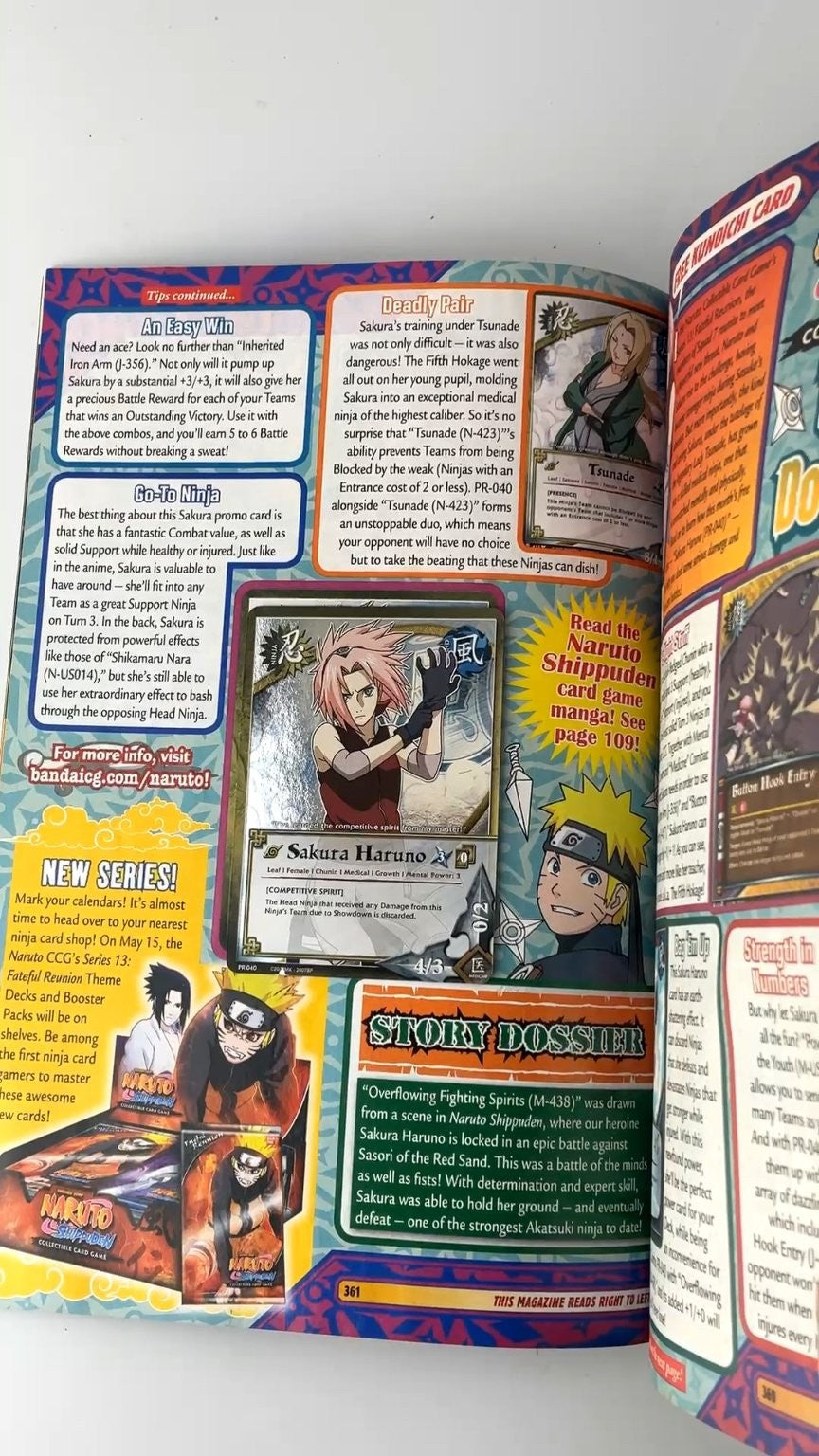 Shonen Jump June 2009 Volume 7 Issue 6 Naruto Manga Illustrated WITH CARD
