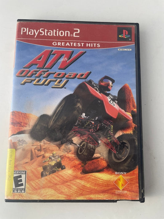 ATV Offroad Fury Greatest Hits PlayStation 2 Video Game Multiplayer Racing