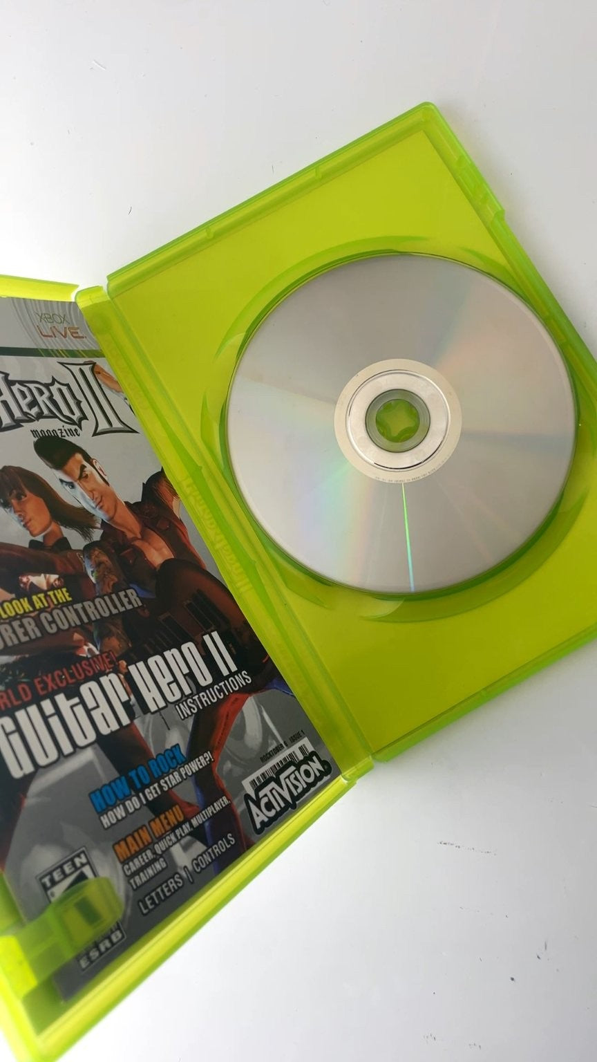 Guitar Hero II Xbox 360 Video Game Multiplayer Downloadable Content