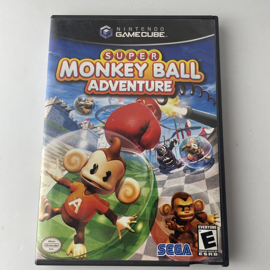Super Monkey Ball Adventure (Nintendo GameCube, 2006) Complete CIB Tested