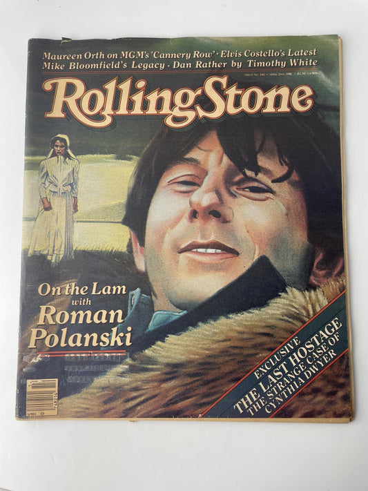 Vintage Rolling Stone Magazine Issue 340 April 2 1981 Cover Story On the Lam