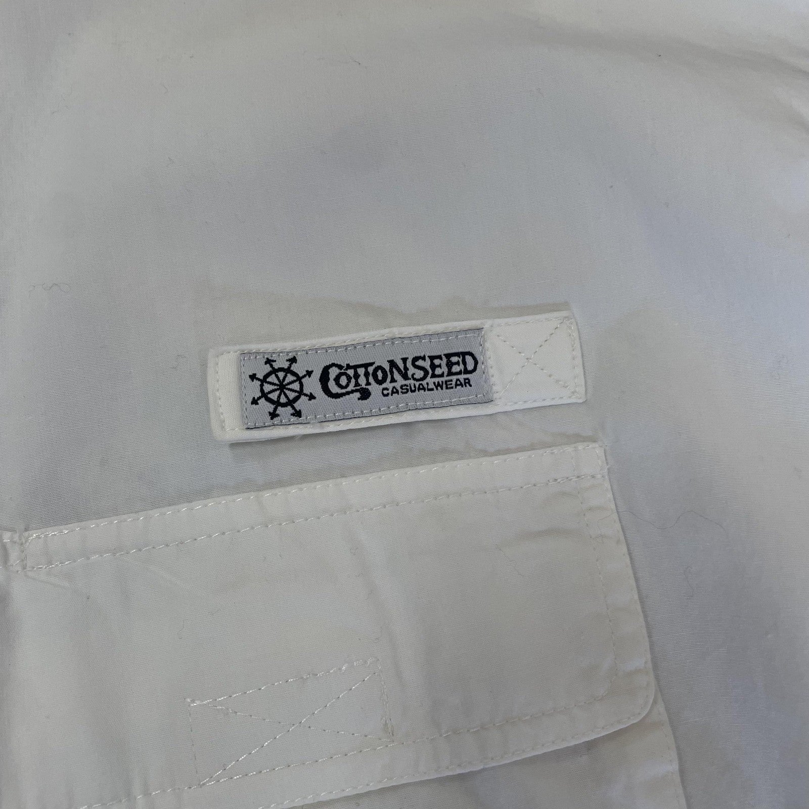 Cottonseed Shirt Mens XL Fishing Sailfish Embroidery Outdoor Vent Mesh Performan