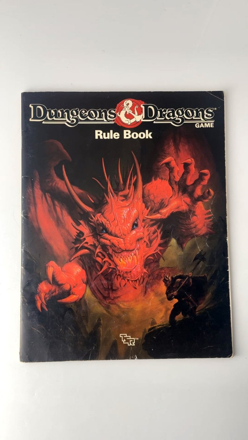 Dungeons & Dragons Rule Book TSR 1983 Original Illustrated RPG