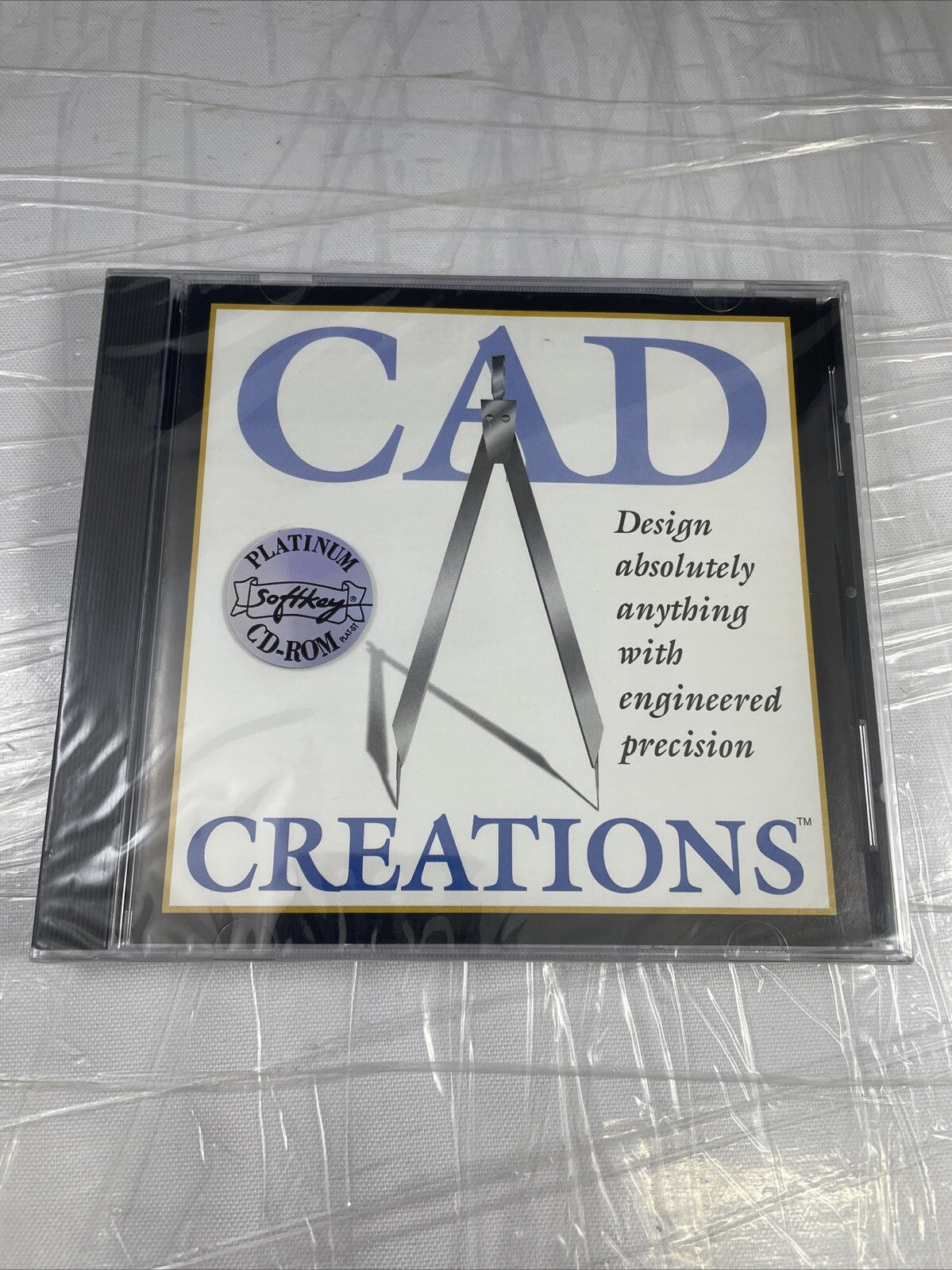 CAD Creations from SoftKey (CD-ROM, 1995) IBM PC - New Sealed