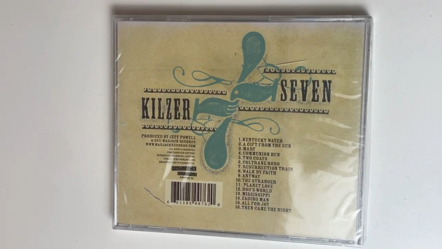 John Kilzer - Seven CD 2011 Americana Rock Madjack Records RARE INDIE SEALED NEW