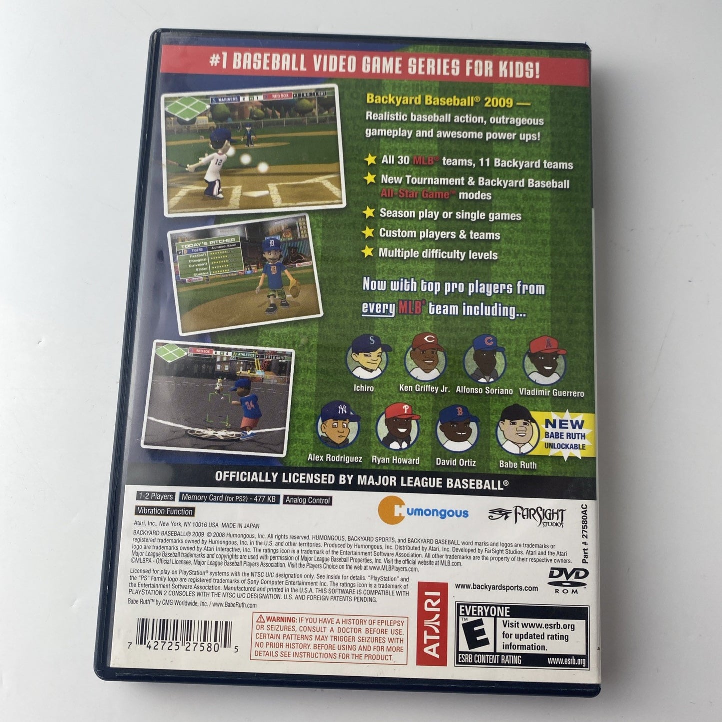 Backyard Baseball '09 (Sony PlayStation 2, 2008)