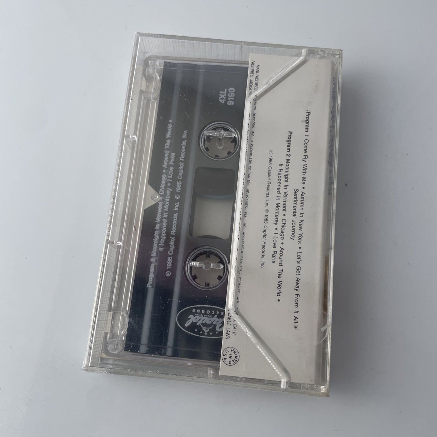 FRANK SINATRA Come Fly With Me Cassette Tape - Capitol Records 1985 New 