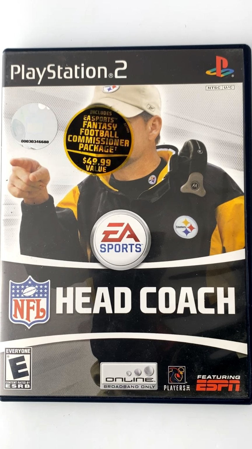 NFL Head Coach PlayStation 2 Video Game EA Sports Multiplayer Online