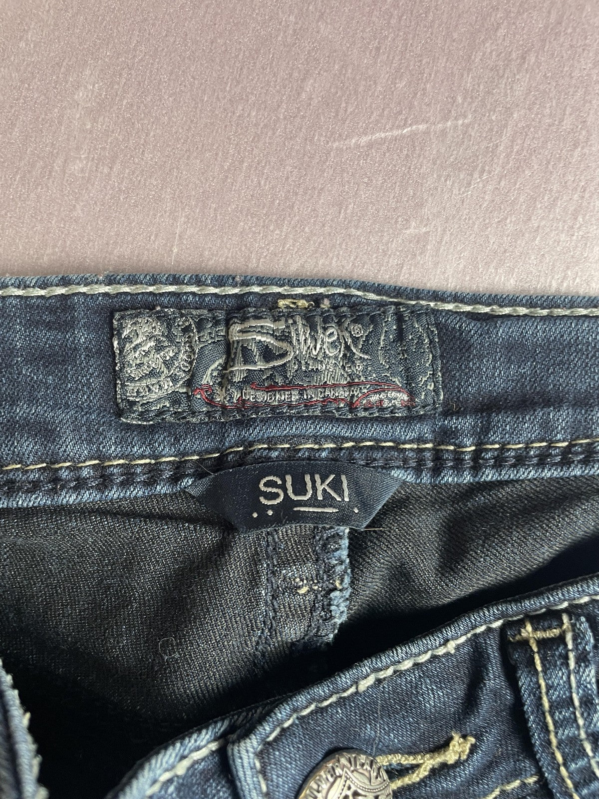 Silver Jeans Co Jeans Womens 26 Blue Suki High Super Skinny Dark Wash Stretch