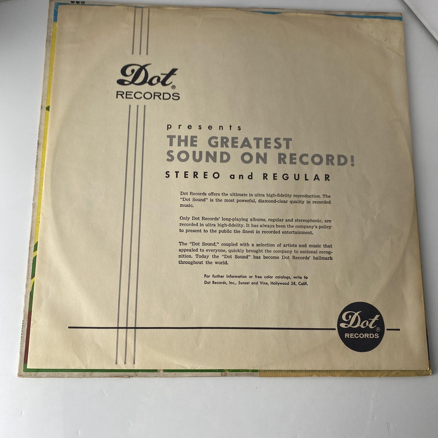 Vintage Lawrence Welk Songs Of The Islands 12" Black Vinyl LP Dot Hawaiian Easy