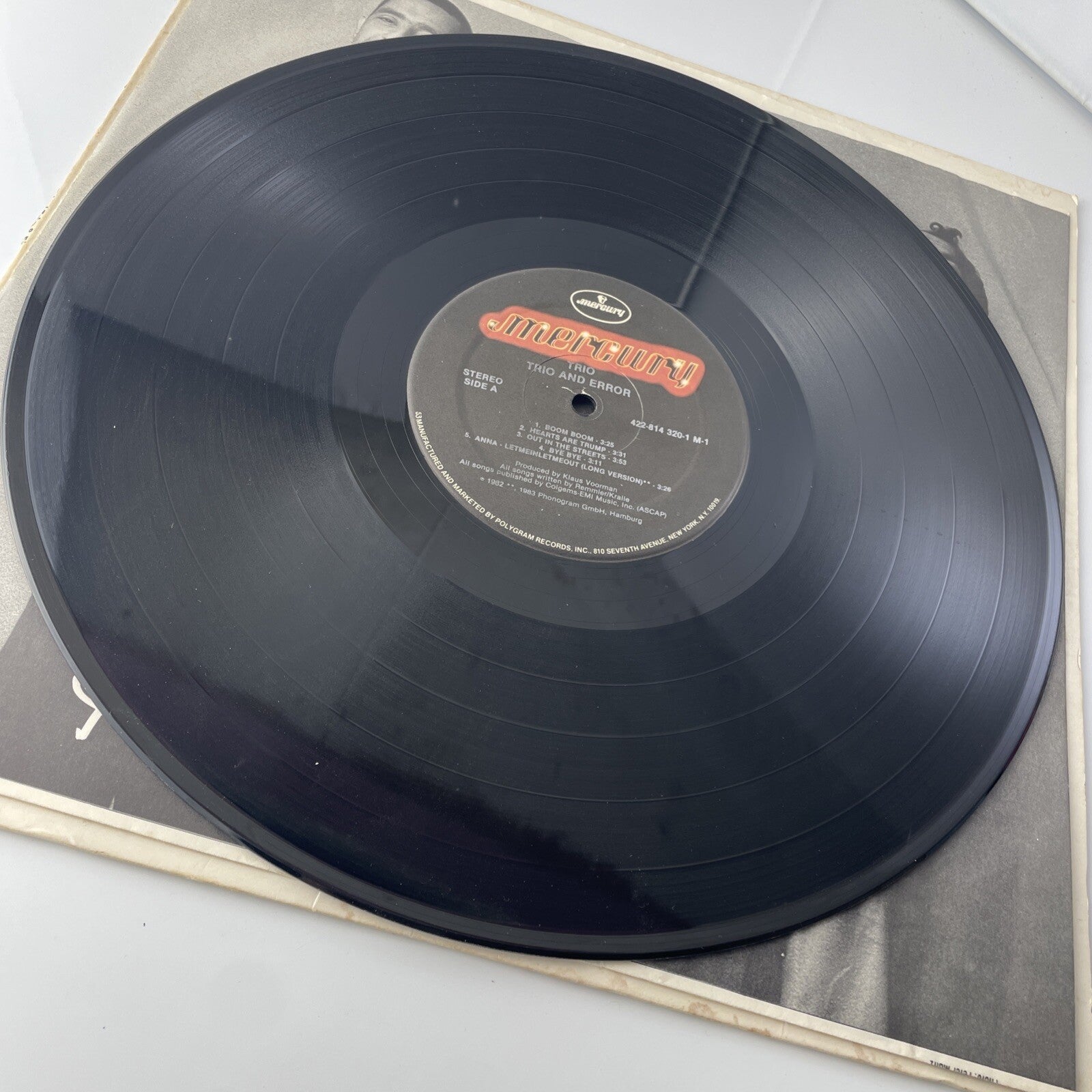 Trio - Trio and Error LP. 814 320-1. Mercury.  1983. VG vinyl -nice Rare Vintage