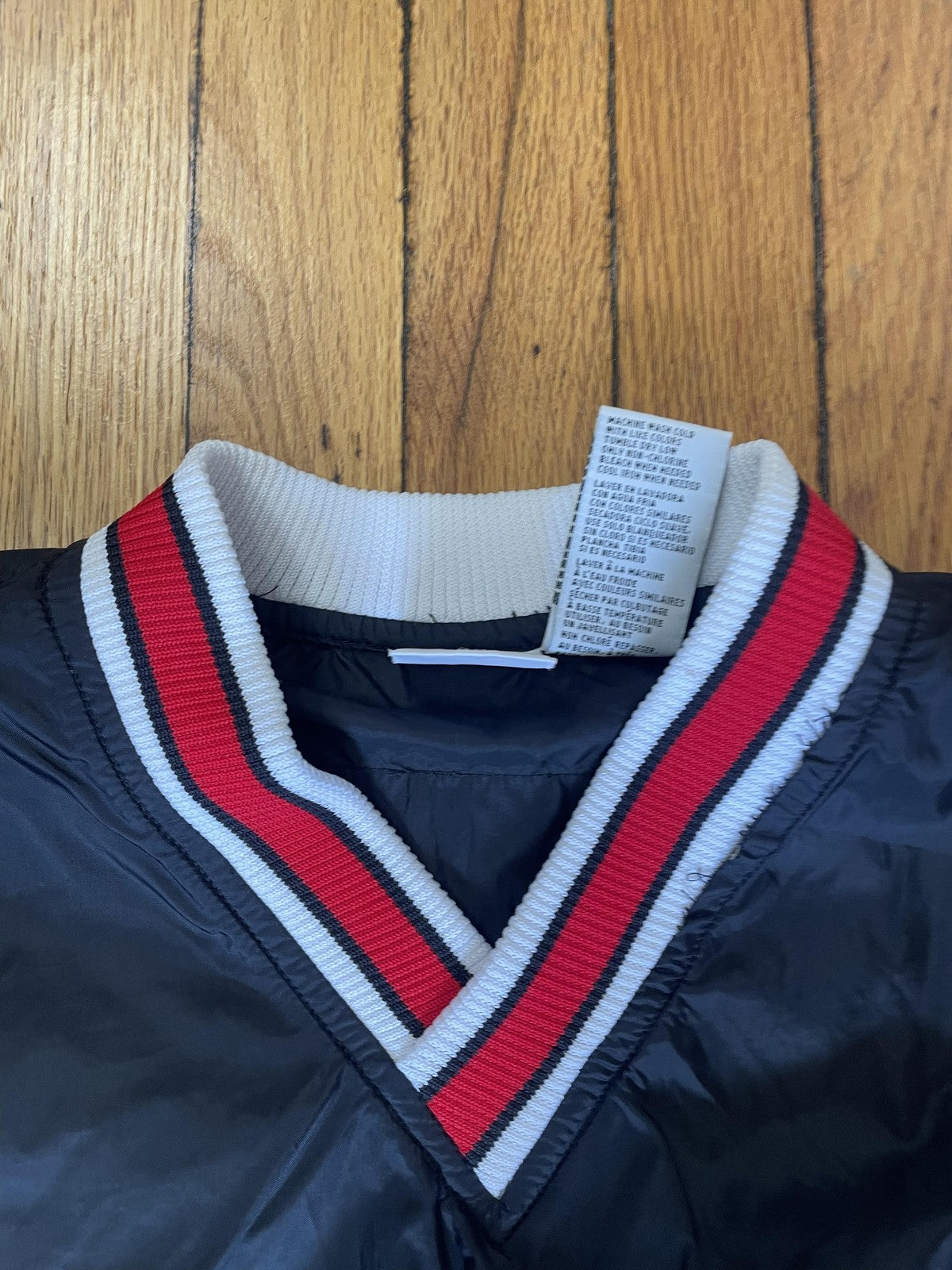 Vintage Jerzees Pullover Tracksuit Mens Medium Nylon Windbreaker Athletic 90s