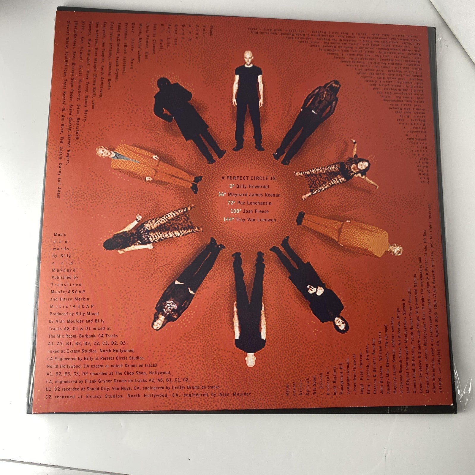 Vintage A Perfect Circle Mer De Noms 2xLP Vinyl 2000 Virgin Alt Rock Album