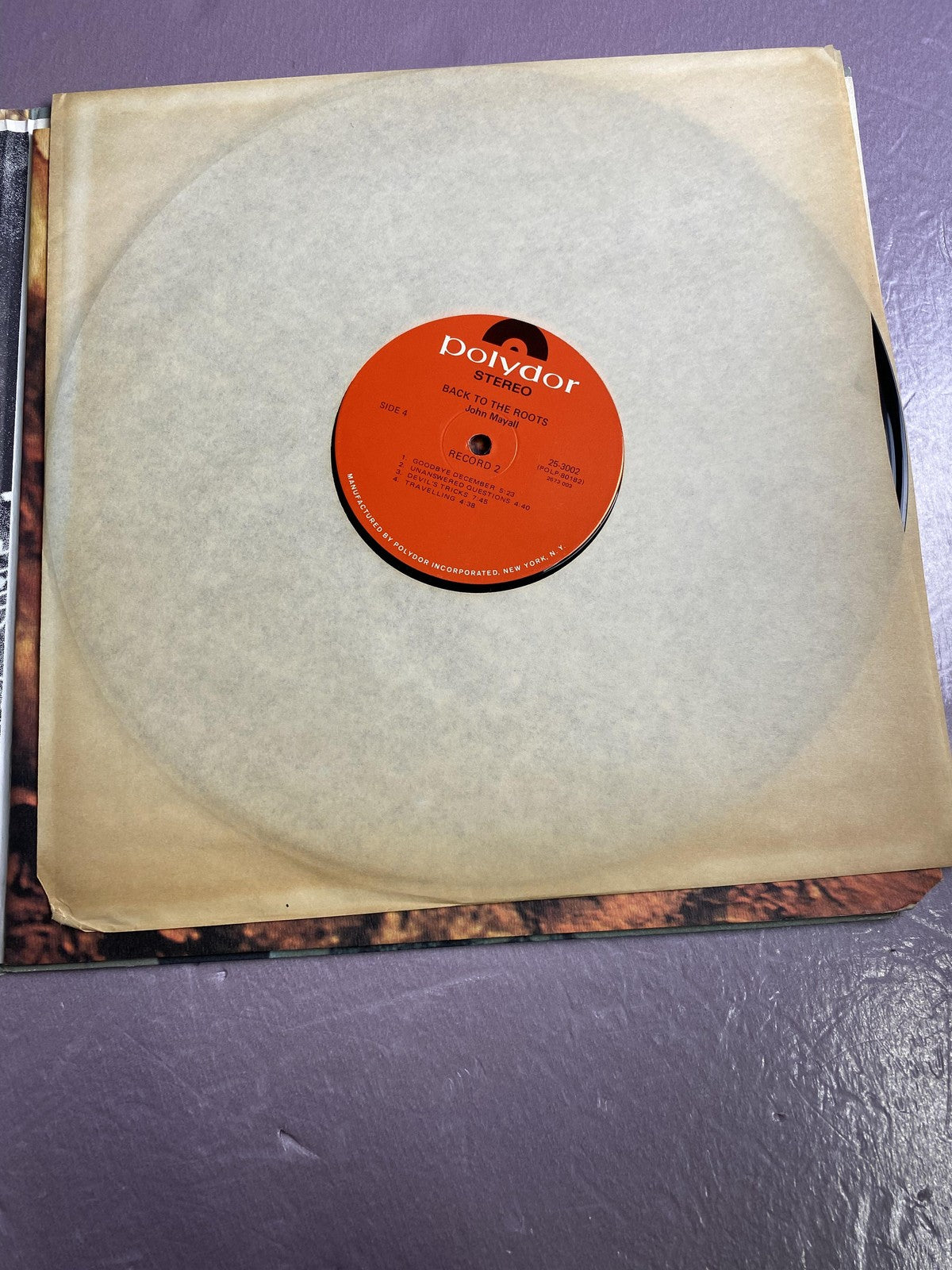 Vintage John Mayall Back To The Roots 2xLP Vinyl 1971 Polydor Blues Rock Album