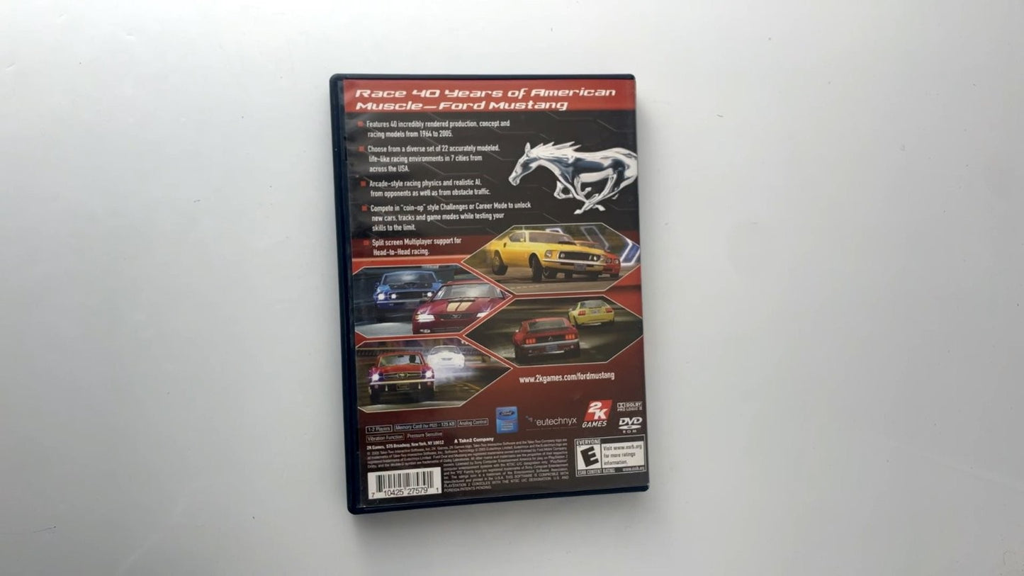 Ford Mustang The Legend Lives PlayStation 2 Video Game Multiplayer