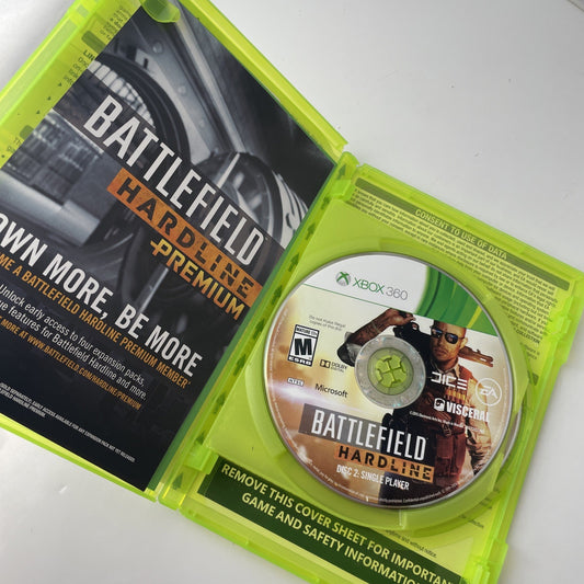 Battlefield Hardline (Microsoft Xbox 360, 2015) Complete Tested Working CIB 