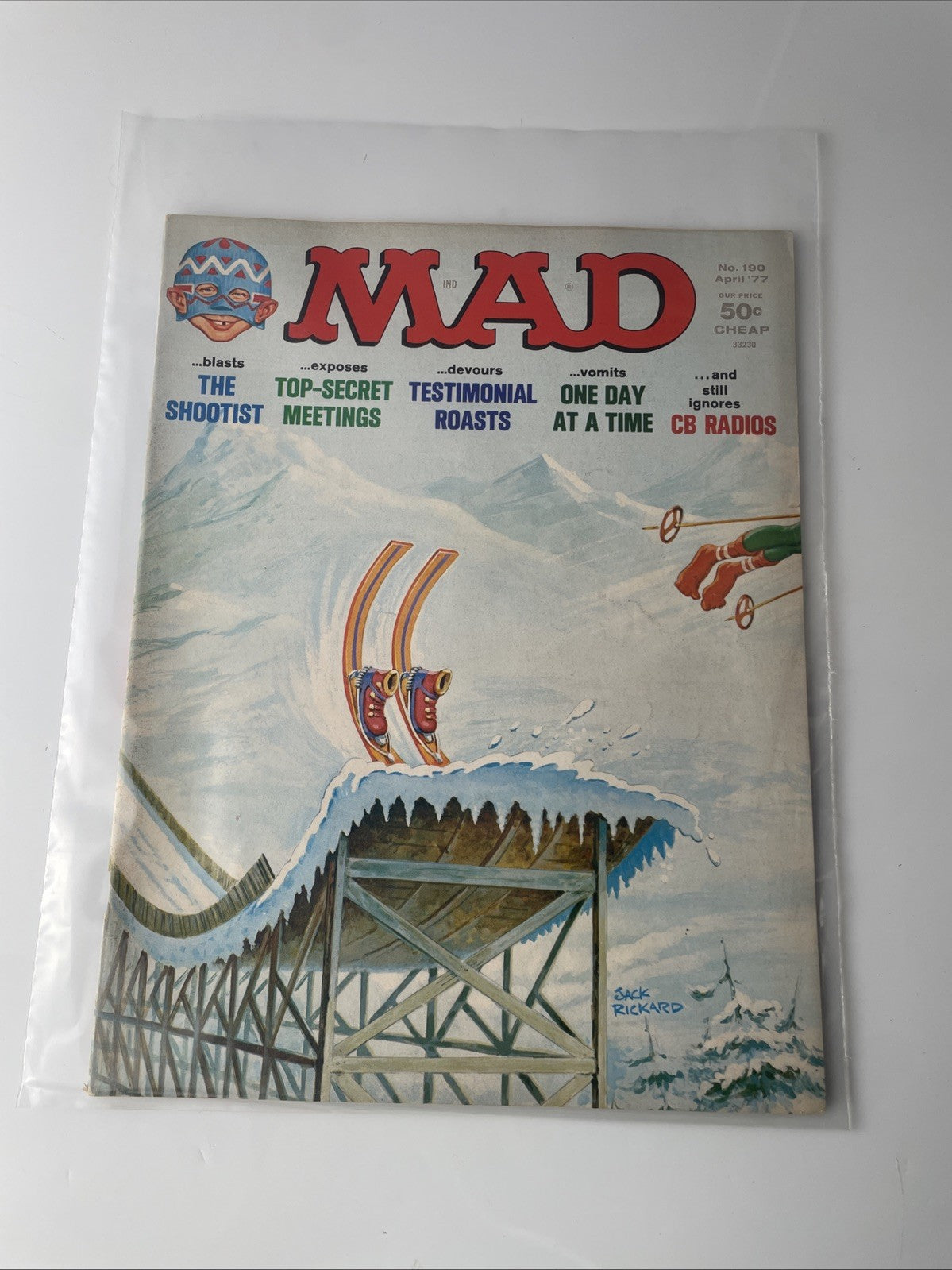 Mad Magazine Issue 190 April 1977 The Shootist CB Radios TV Parodies