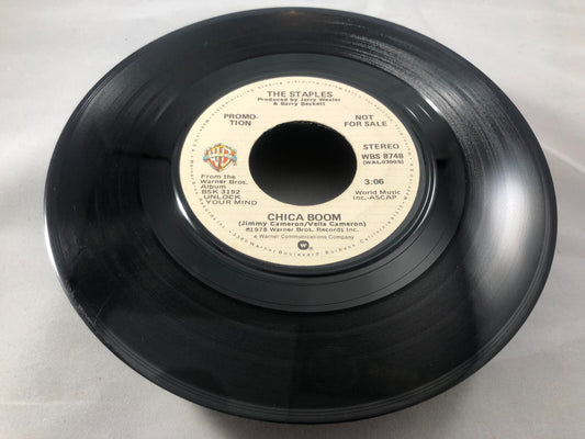 Soul Promo 45 The Staples - Chica Boom / Chica Boom On Warner Bros. VG+