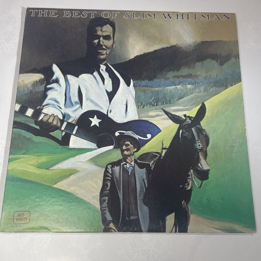 Slim Whitman The Best Of Slim Whitman  Liberty LP Vinyl Record Album VG+