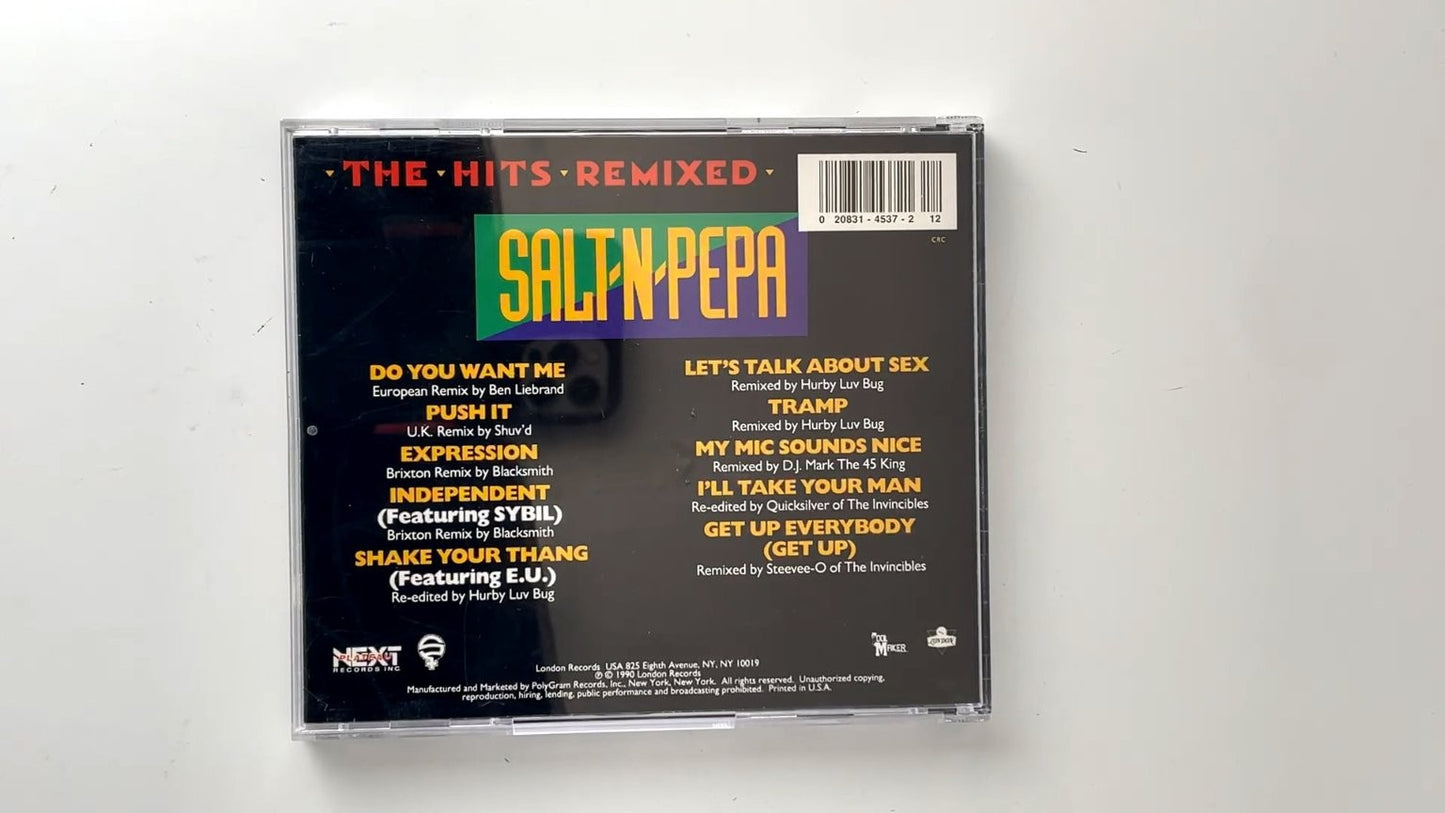 Salt-N-Pepa - A Blitz of Hits Remixed CD 1990 Hip Hop London Records