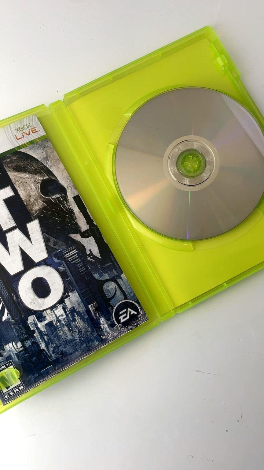 Army of Two Xbox 360 Video Game Multiplayer Co-op Shooter CIB TESTED