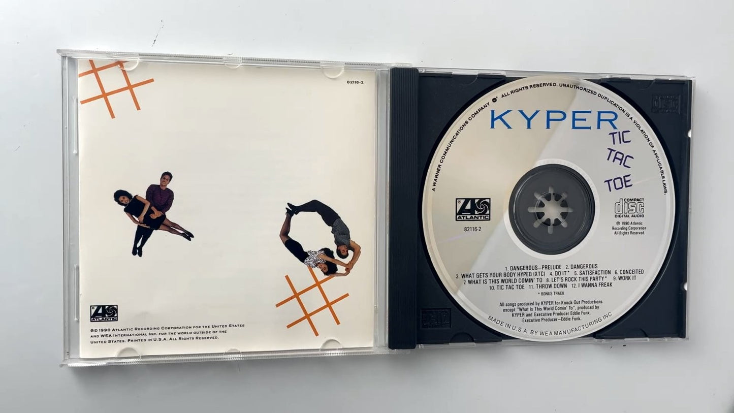 Kyper - Tic Tac Toe CD 1990 Includes Bonus Tracks Dance Atlantic