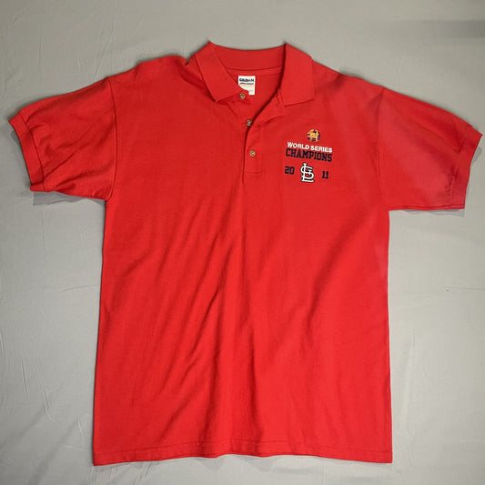 St. Louis Cardinals Shirt Mens Medium MLB Baseball World Series Champions 2011