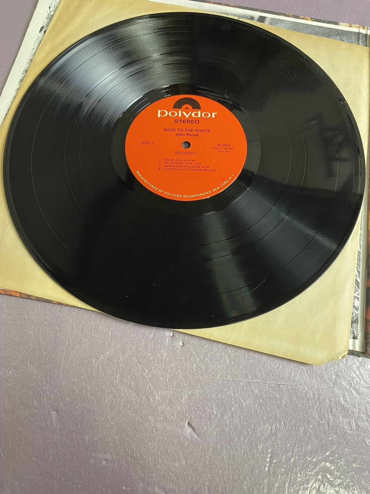 Vintage John Mayall Back To The Roots 2xLP Vinyl 1971 Polydor Blues Rock Album