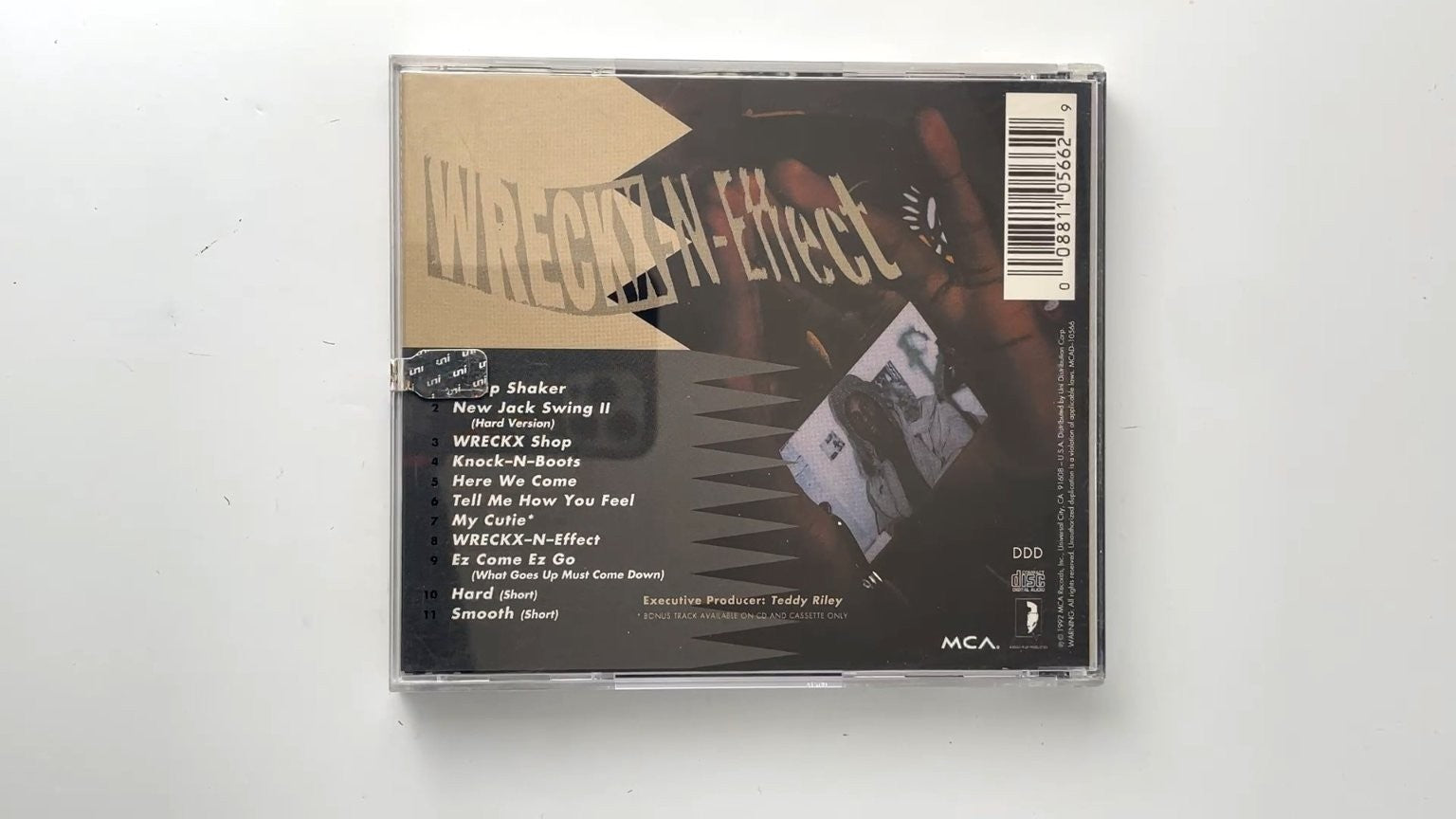 Wreckx-N-Effect - Hard Or Smooth CD 1992 MCA Hip-Hop Rap