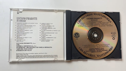 Luciano Pavarotti - In Concert CD 1987 CBS Records Classical Masterworks