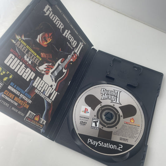 Guitar Hero II Sony PlayStation 2 PS2 Game Tested & Complete CIB VG