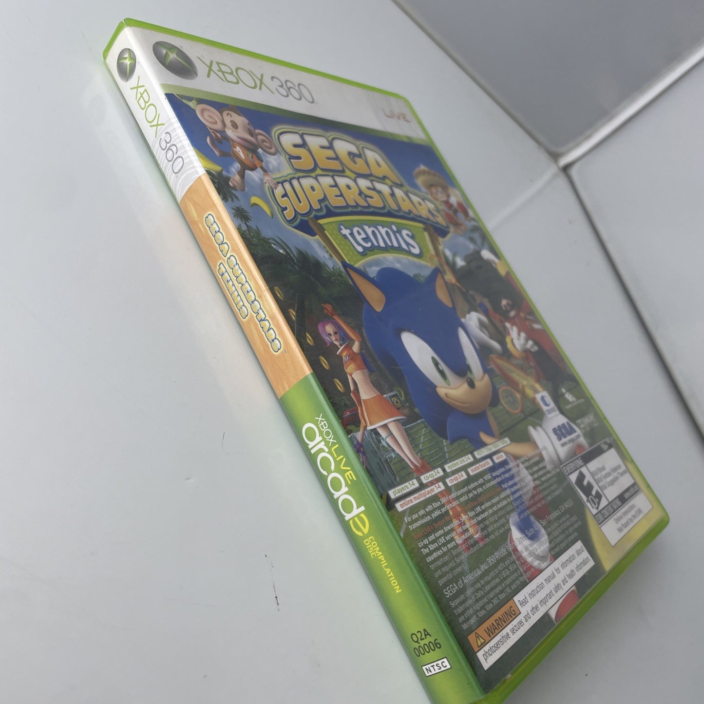 Sega Superstars Tennis (Xbox 360) CIB Complete W/ Manual Tested