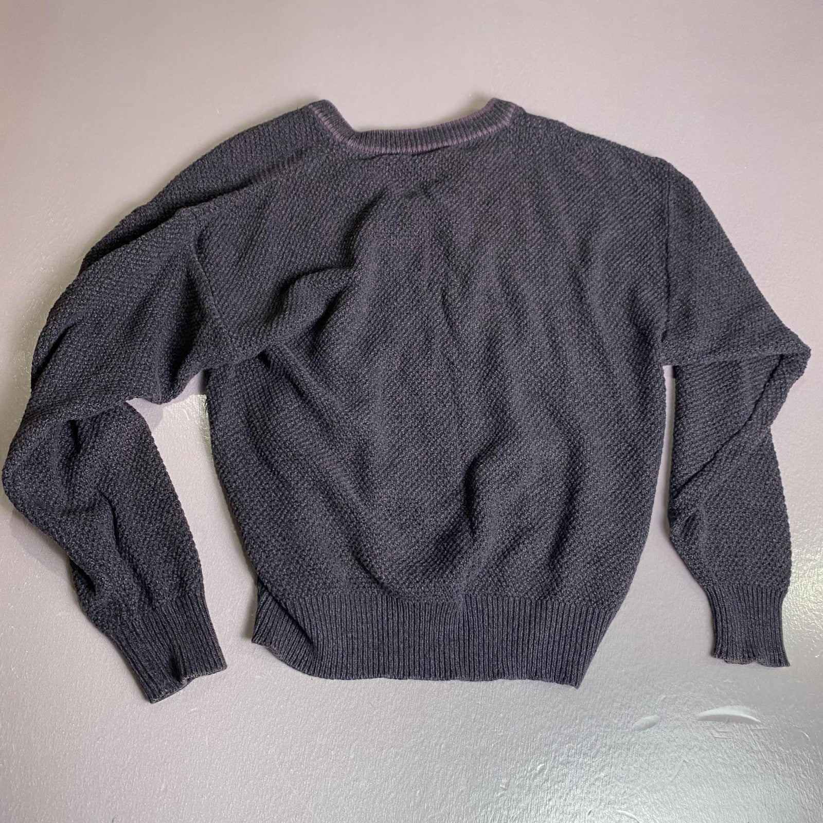 Hunting Horn Classics Sweater Mens Large Knit Crest Patch Pullover