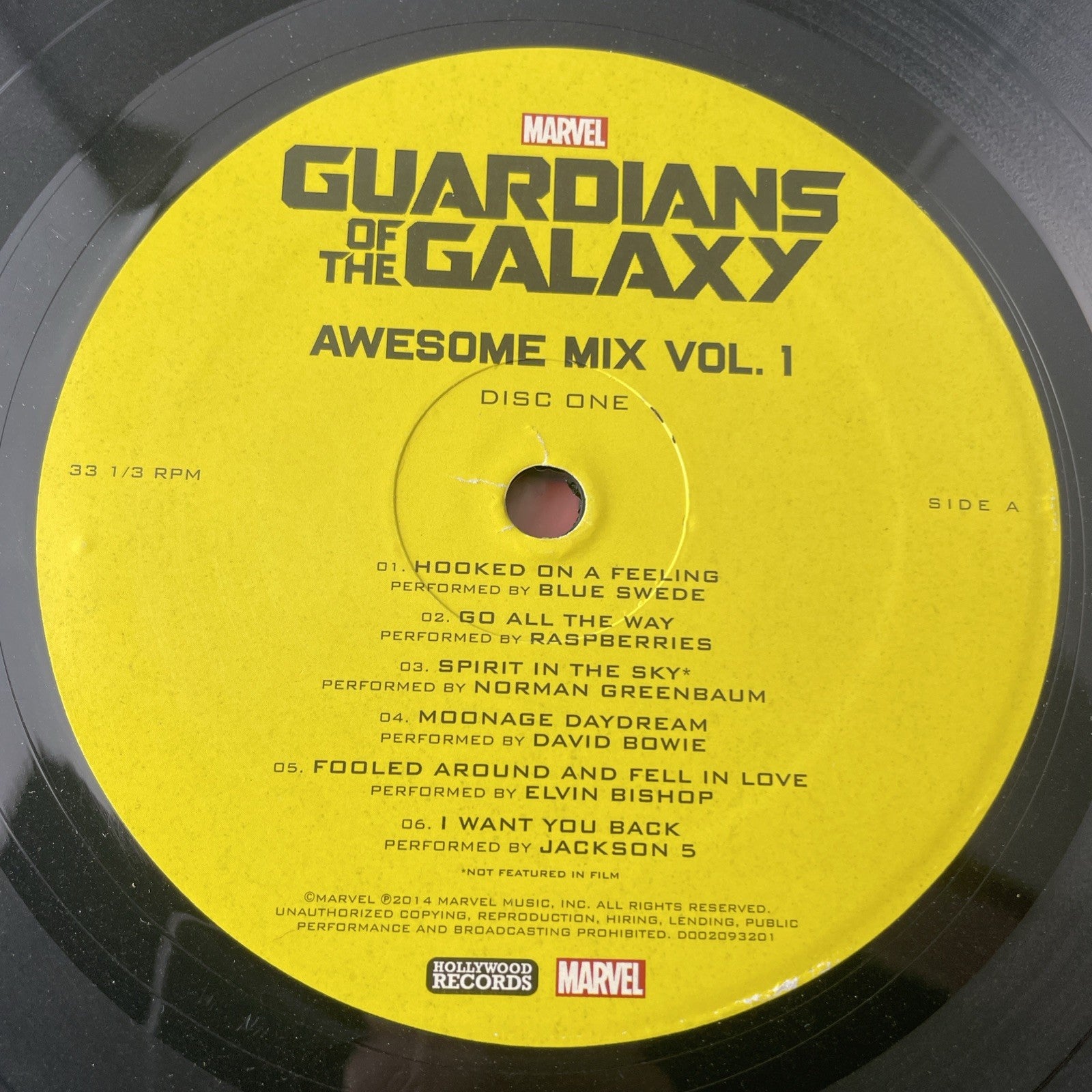 Marvel Guardian's of The Galaxy Deluxe Vinyl Records Edition Double Album
