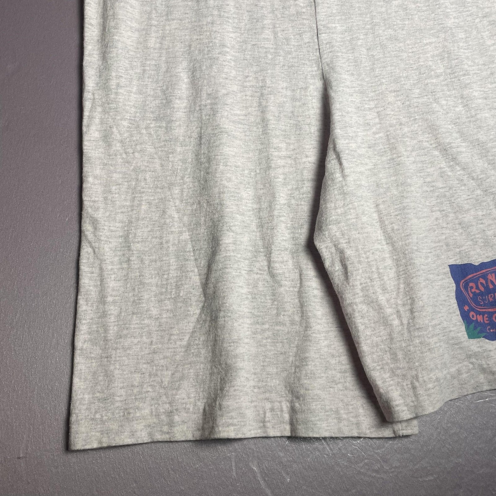 Ron Jon Surf Shop Jumpsuit Womens One Size Gray Tank Wide Leg Casual Made USA