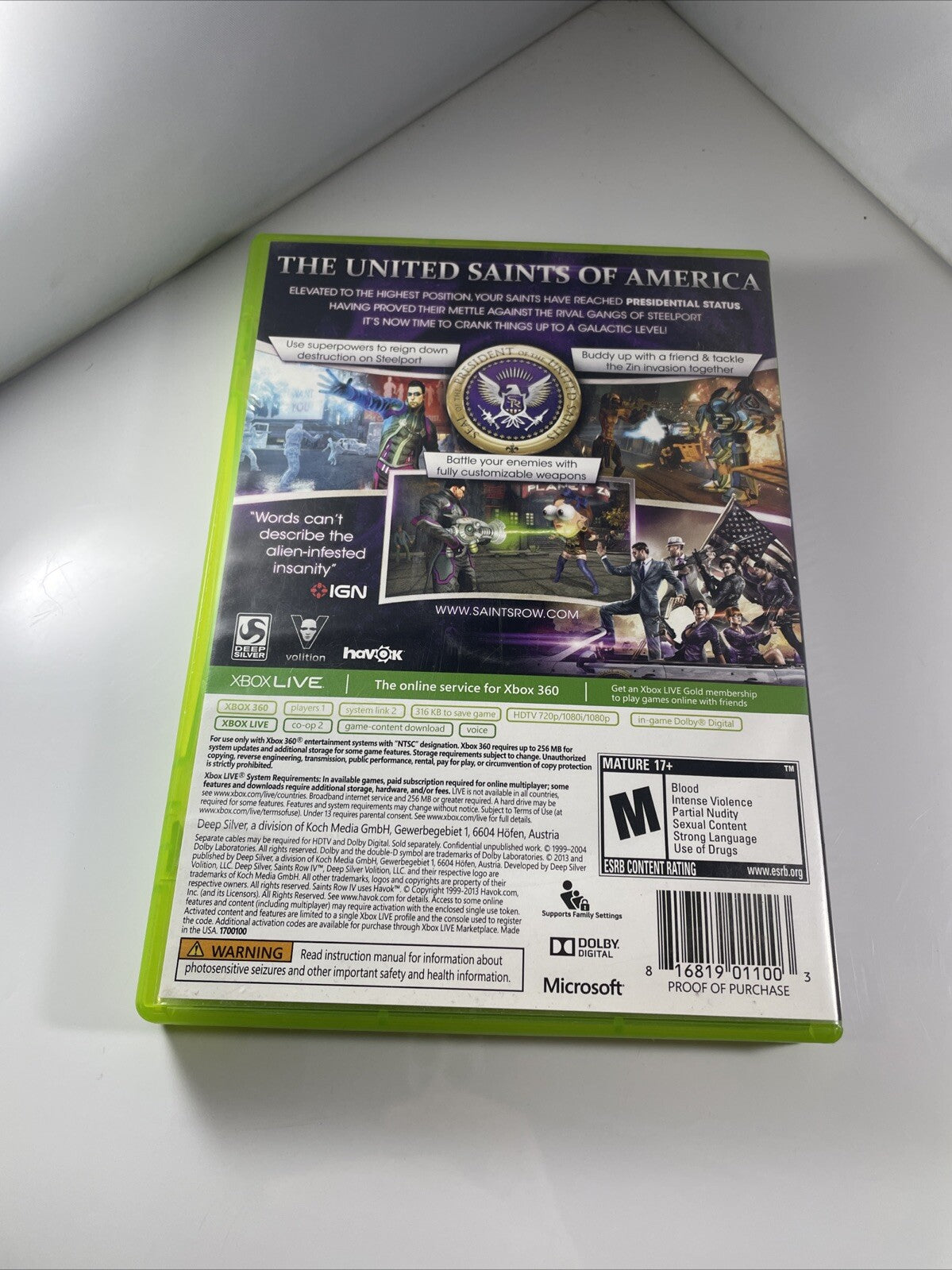 xbox 360 3 games lot Saints Row 4 Madden 15 Battlefield 4 CIB Good!