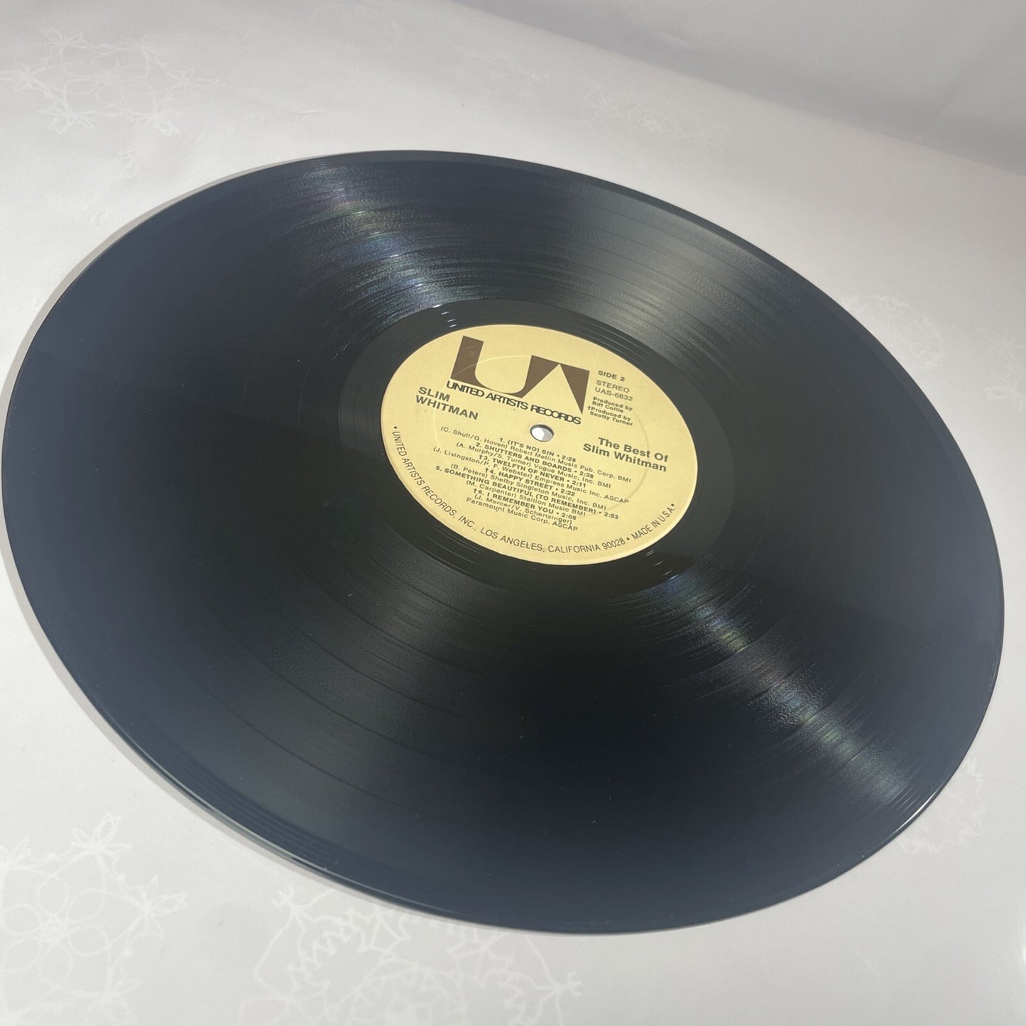 Slim Whitman The Best Of Slim Whitman  Liberty LP Vinyl Record Album VG+